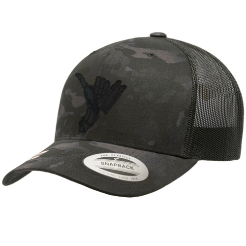 Black Multi-Cam Curved Bill